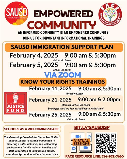 Training session flyer