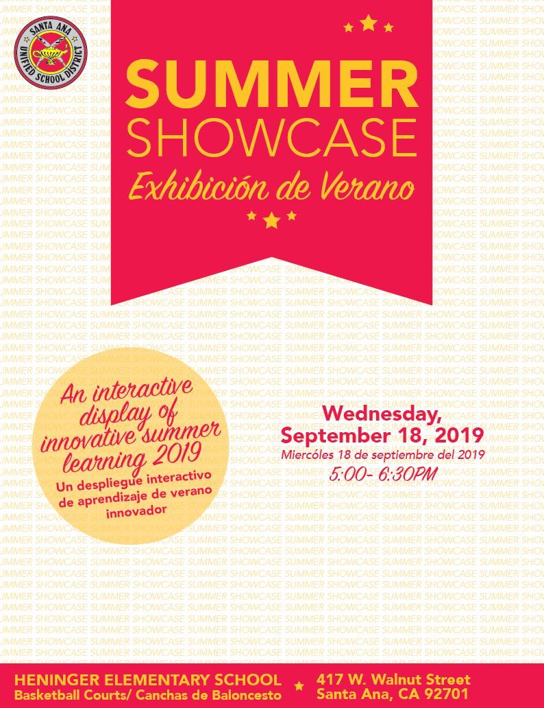 Summer Enrichment Showcase 