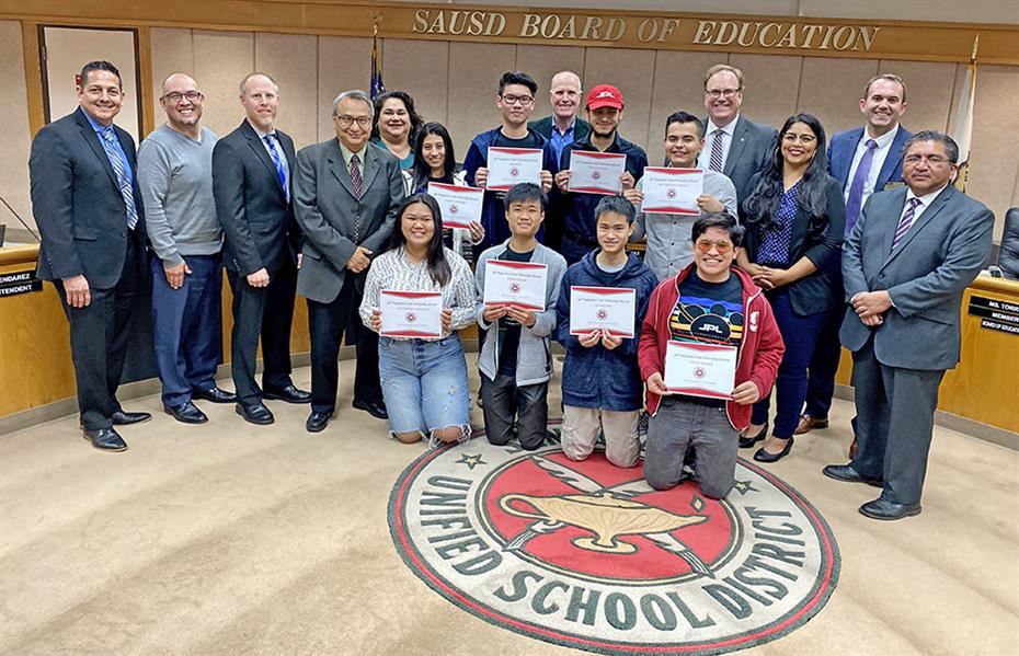 JPL scholarship recipients  