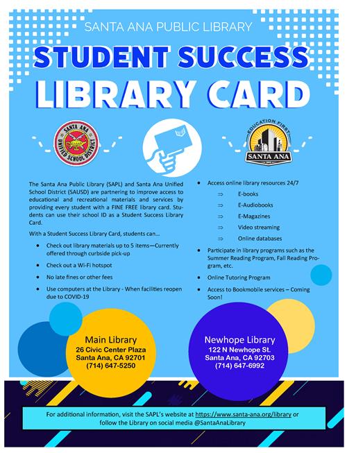 Library flyer  
