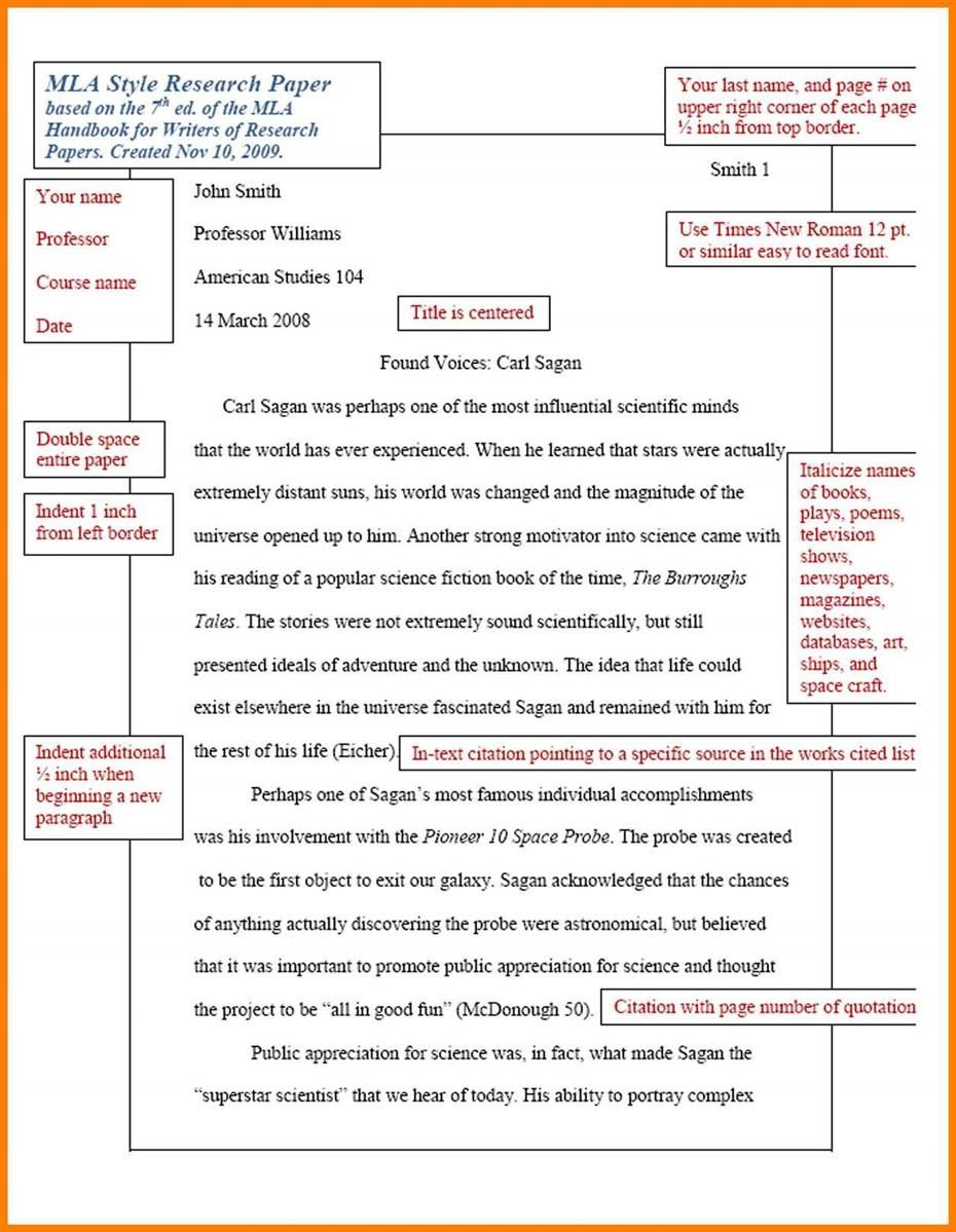 York, J / MLA Format Information