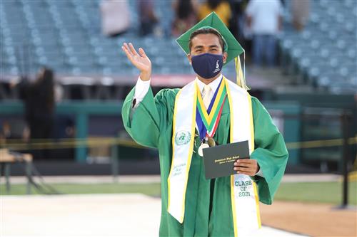 Saddleback graduate 