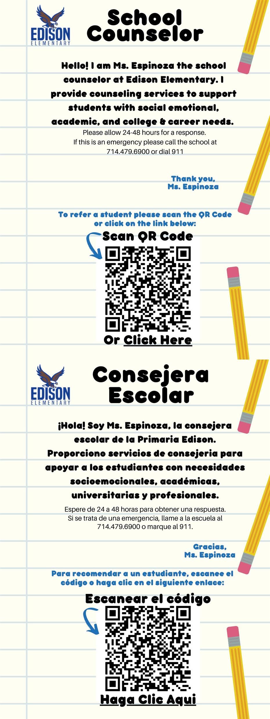 counselor flyer