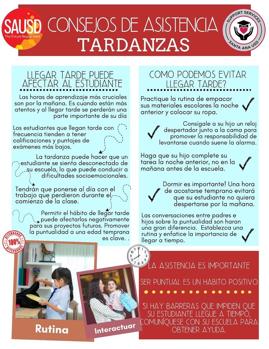 Consejos de Tardanzas