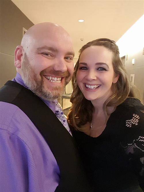 My wife and I. 