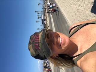 Beach picture of Ms. Caffrey