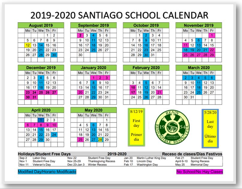 Santiago School Home Page