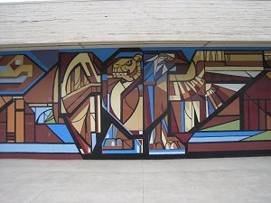 eagle_jaguar mural