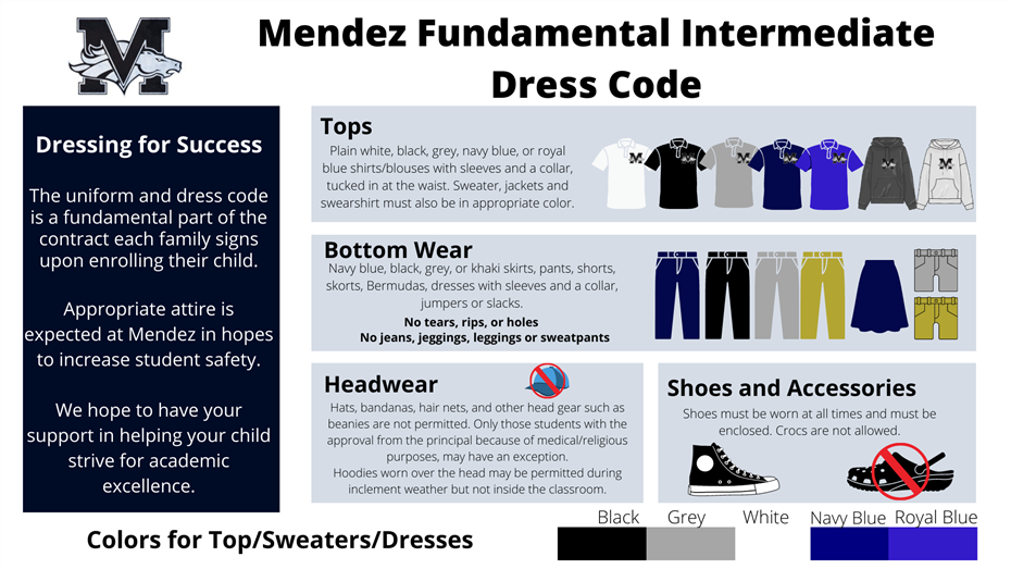 Mendez Dress Code Policy 