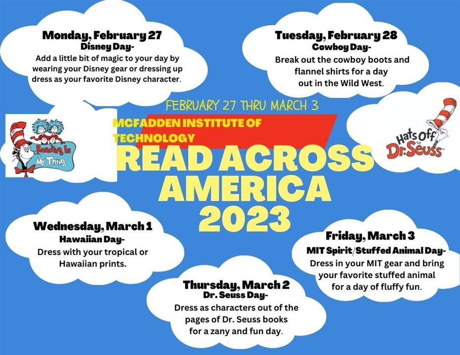  Read Across America February 27-March 3