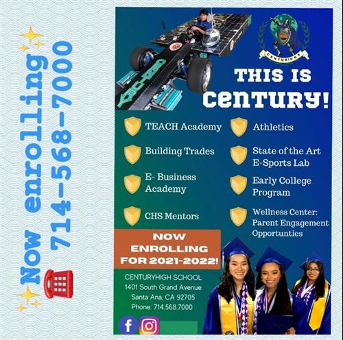  Enroll now flyer