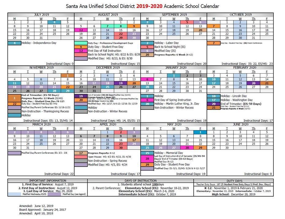 Saddleback Academic Calendar Customize and Print