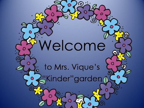 welcome