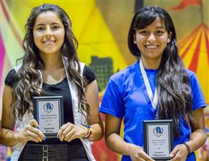 Most Outstanding Students of the Year: Stephanie Rivera and Lucero Villanueva Most Outstanding Students of the Year: Stephanie Rivera and Lucero Villanueva