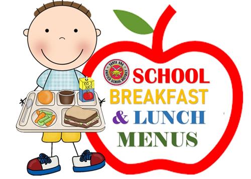 SAUSD Elementary Breakfast & Lunch Menus for March 2022