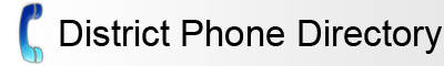 District Phone Directory 