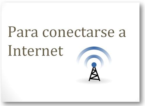 Para conectarse a Internet 