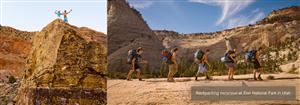 Hiking in Zion 