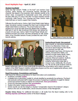 Board Highlights