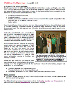 Board Highlights