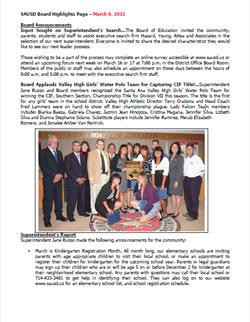 Board Highlights