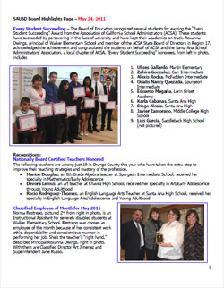 Board Highlights