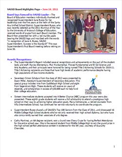 Board Highlights