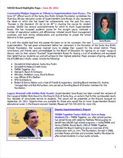 Board Highlights