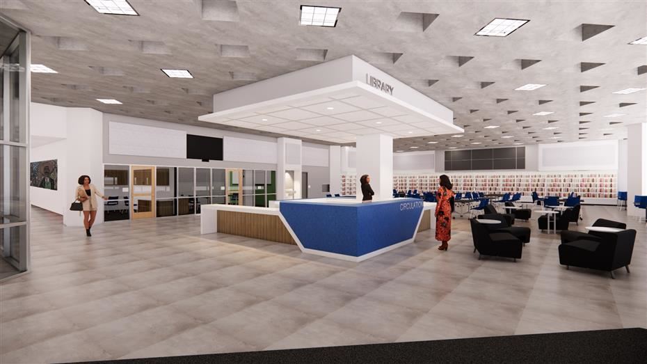New Library rendering