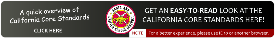 California Core Standards 