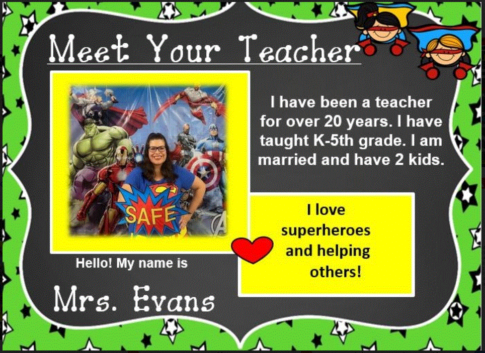 Meet Mrs. Evans 