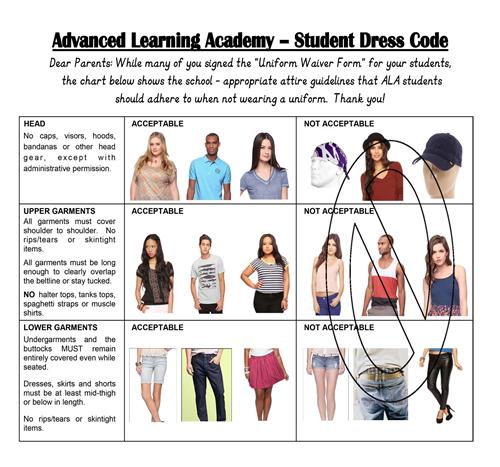 high school dress code