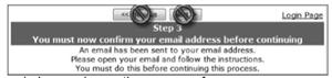 confirm email 