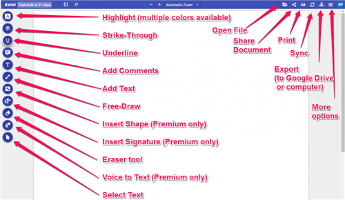 Kami Toolbar 