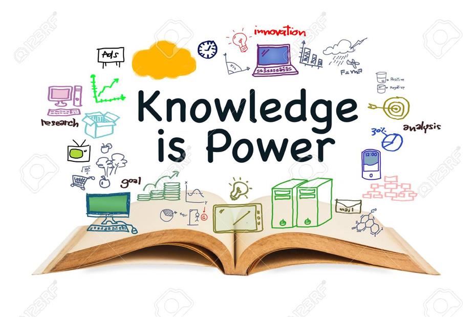 Knowledge is power collage