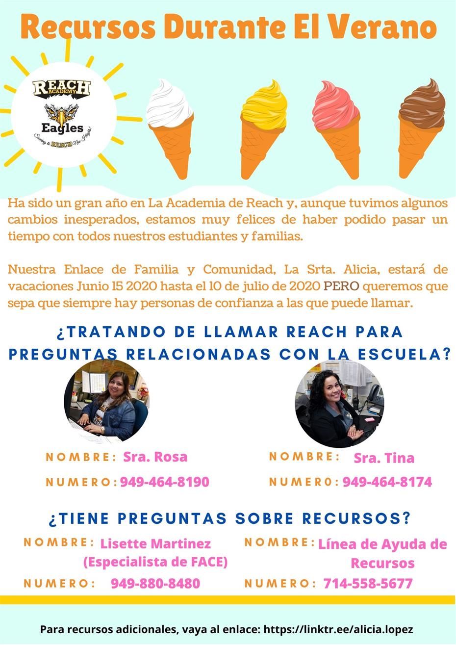 Recursos de Verano Recursos de Verano