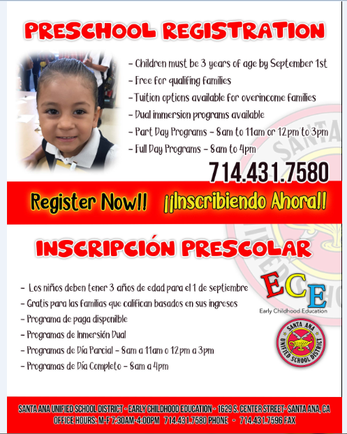 Preschool Registration 