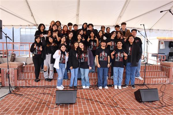 SAHS Musical Theatre silly photo post Boca de Oro performance.