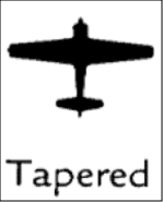 tapered
